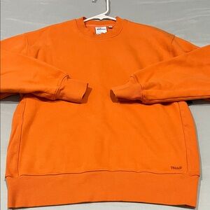 TNA Cozy Fleece Orange Crewneck Size XS